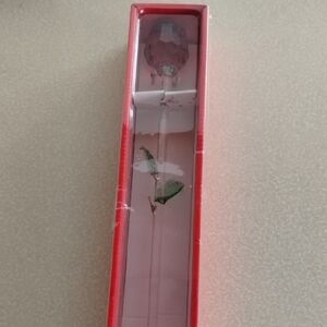 Red Crystal Rose in Box